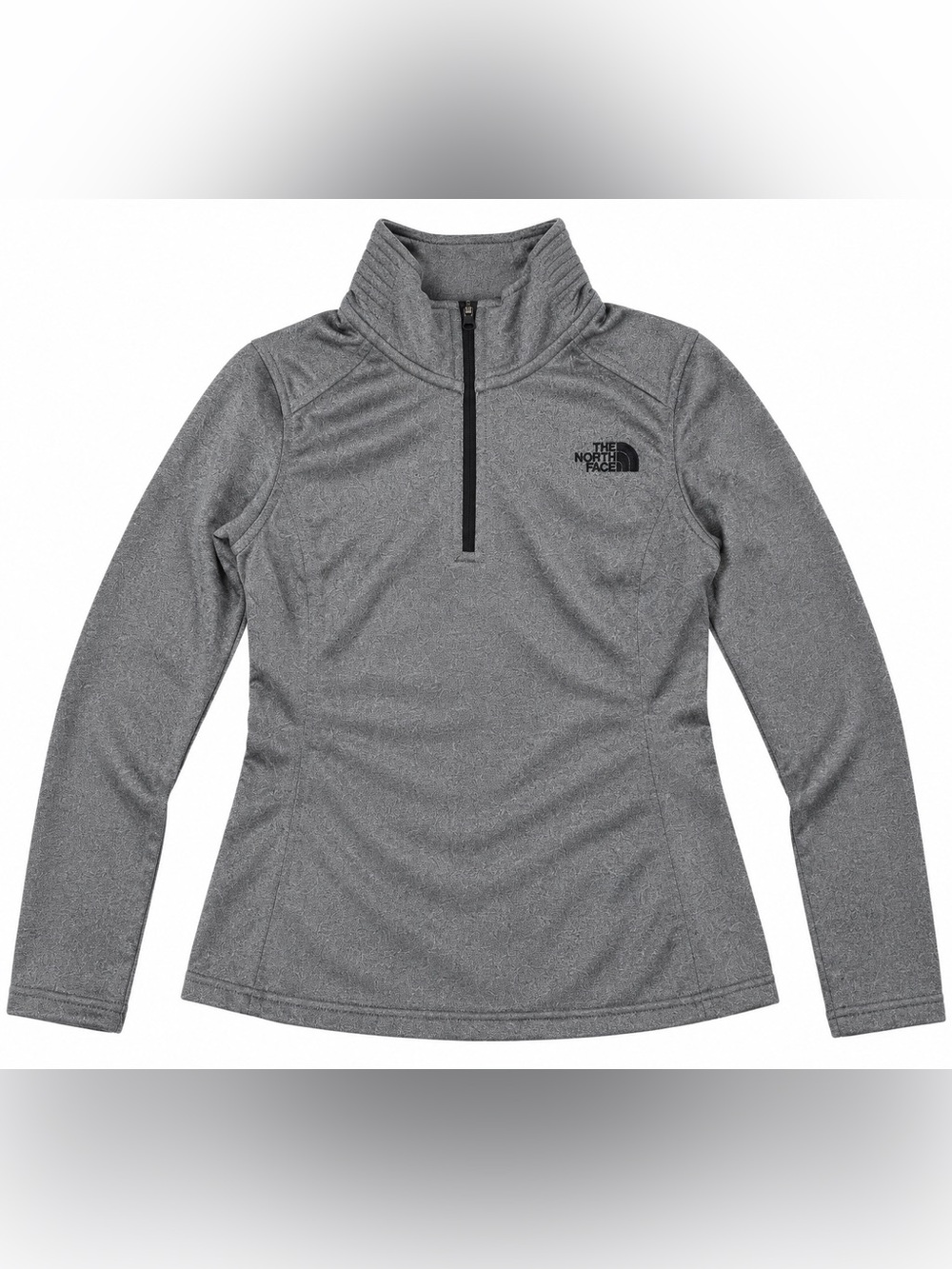 The North Face Women's Gray Quarter-Zip Pullover - XS